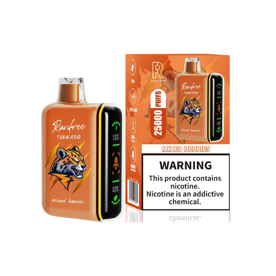 Runfree Tornado 25000 Mixed Berries - Vape Ninja