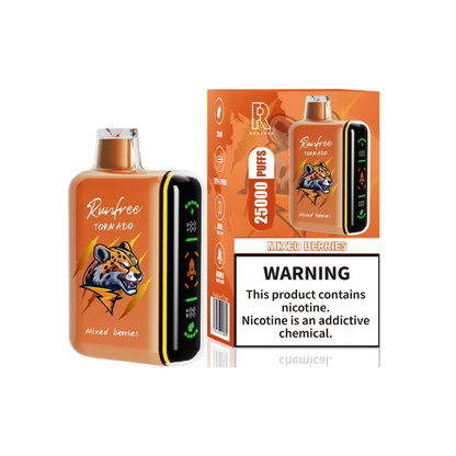 Runfree Tornado 25000 Mixed Berries - Vape Ninja