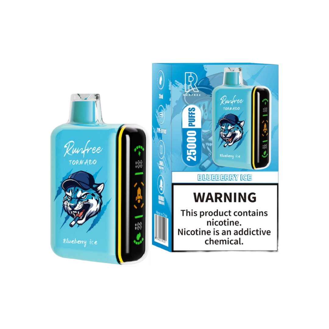 Runfree Tornado 25000 Blueberry Ice - Vape Ninja